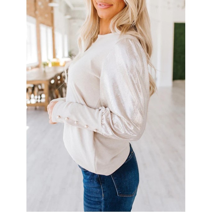 Women's Casual Elegant Top Long Sleeves T-Shirts