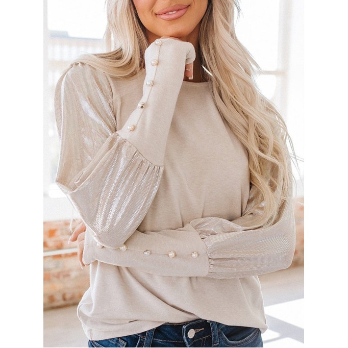 Women's Casual Elegant Top Long Sleeves T-Shirts
