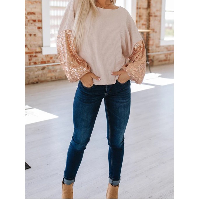 Women's Casual Elegant Top Long Sleeves T-Shirts