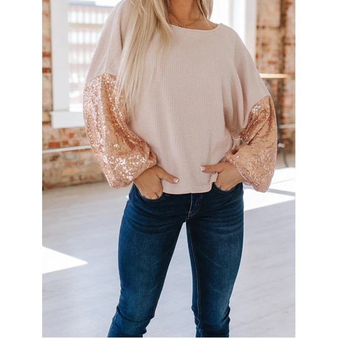 Women's Casual Elegant Top Long Sleeves T-Shirts