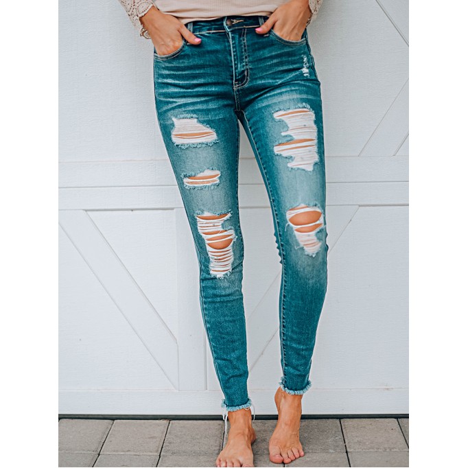 Women's Casual Jeans Trousers