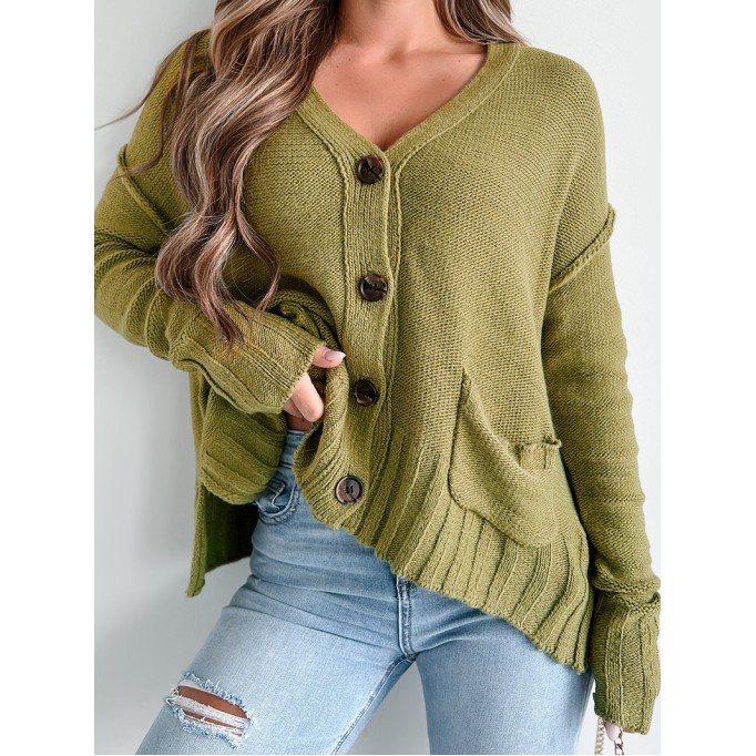 Women's Casual Knitted Sweater Top Coat