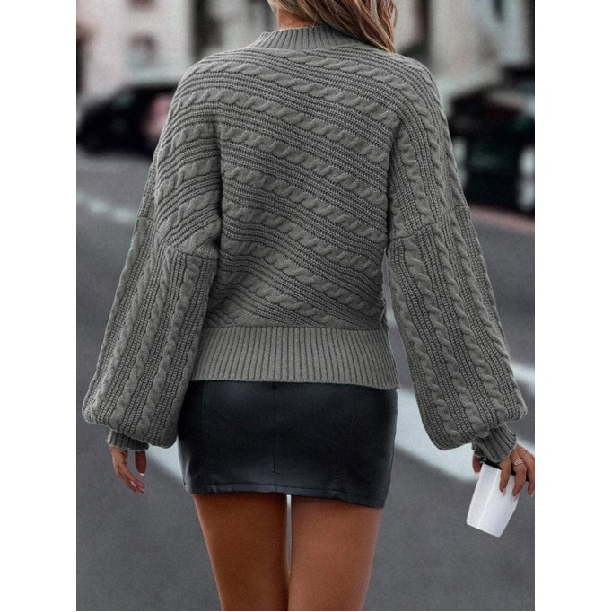 Women's Casual Knitted Sweater Top Coat