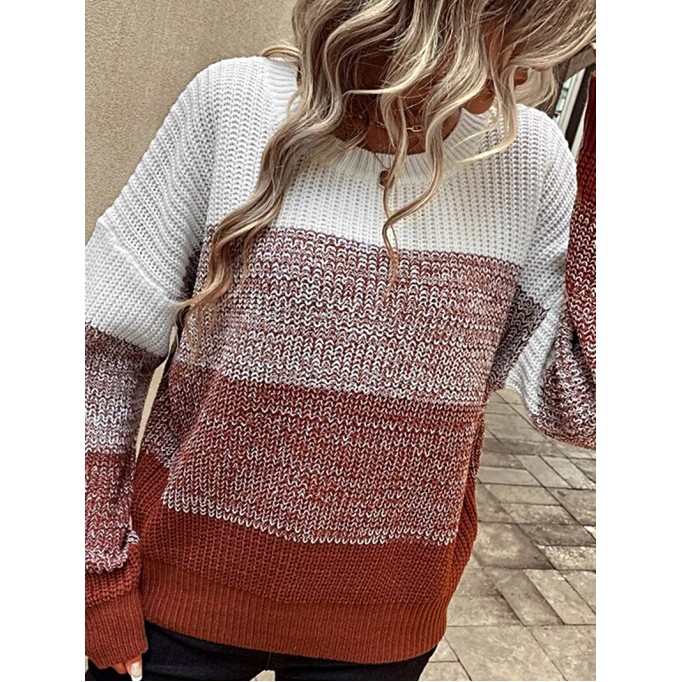 Women's Casual Knitted Sweater Top Coat