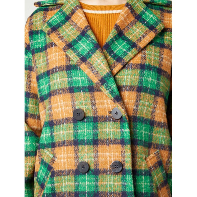 Women's casual plaid  jacket