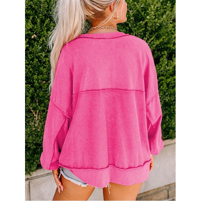 Women's Elegant Casual Long Sleeve Tops Sweatshirts