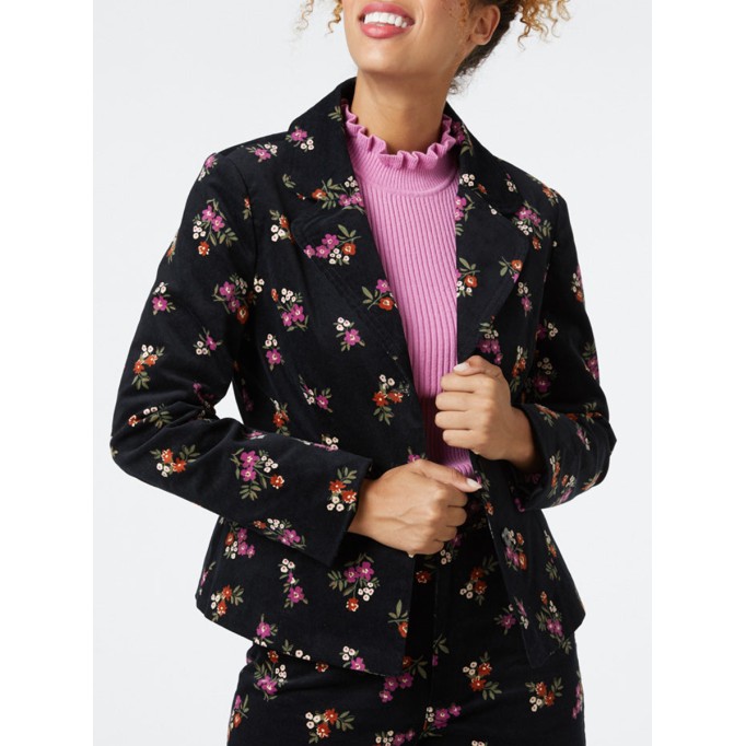 Women's floral casual jacket