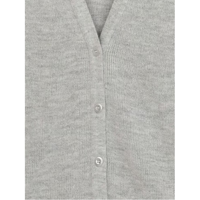 Women's gray elegant knitted sweater