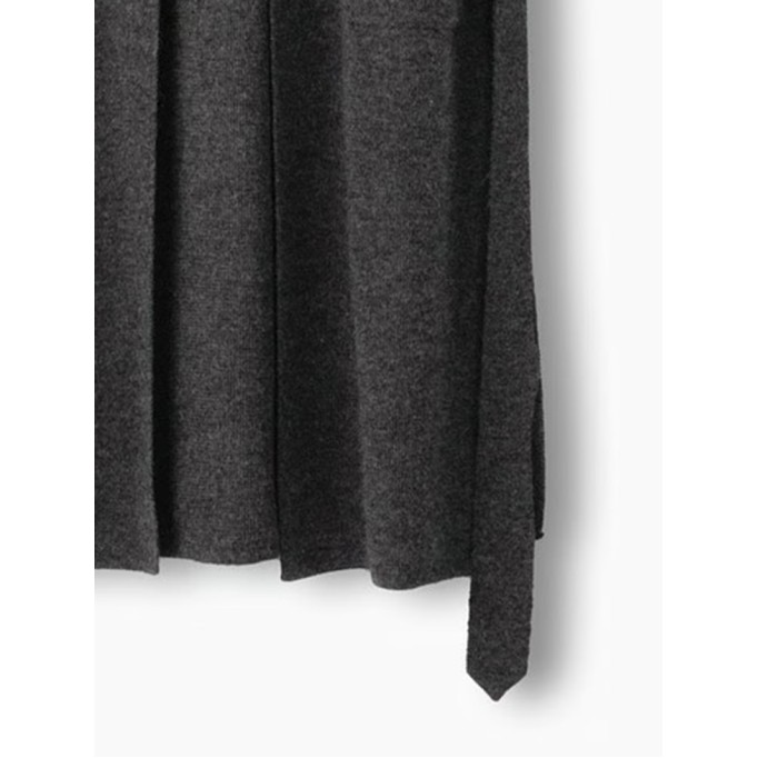 Women's grey elegant knitted sweater