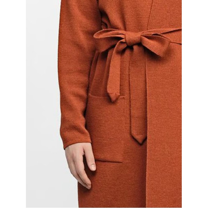 Women's Mocha Brown Elegant Knitted Sweater