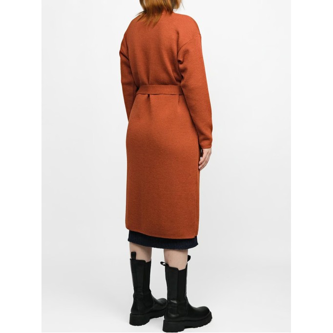 Women's Mocha Brown Elegant Knitted Sweater
