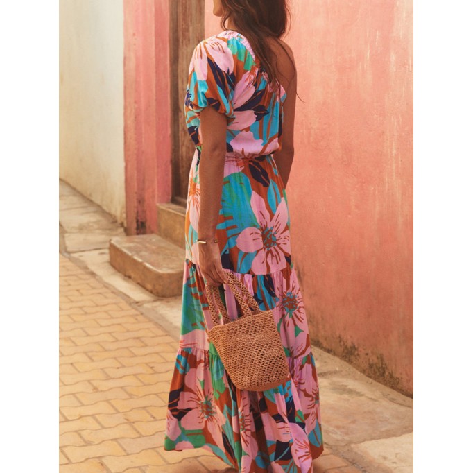 Women's one-shoulder asymmetrical holiday dress