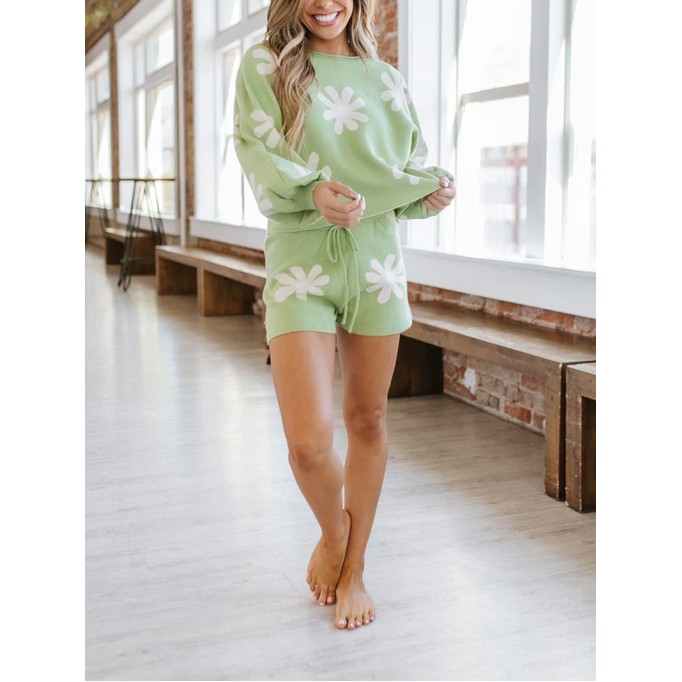 Women's Outdoor Casual Tops Shorts Pants Suit