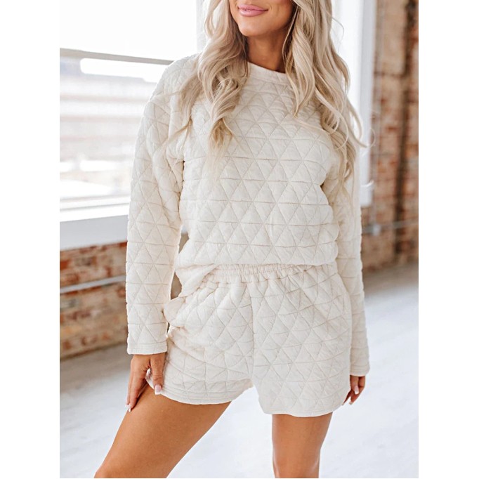 Women's Outdoor Casual Tops Shorts Pants Suit
