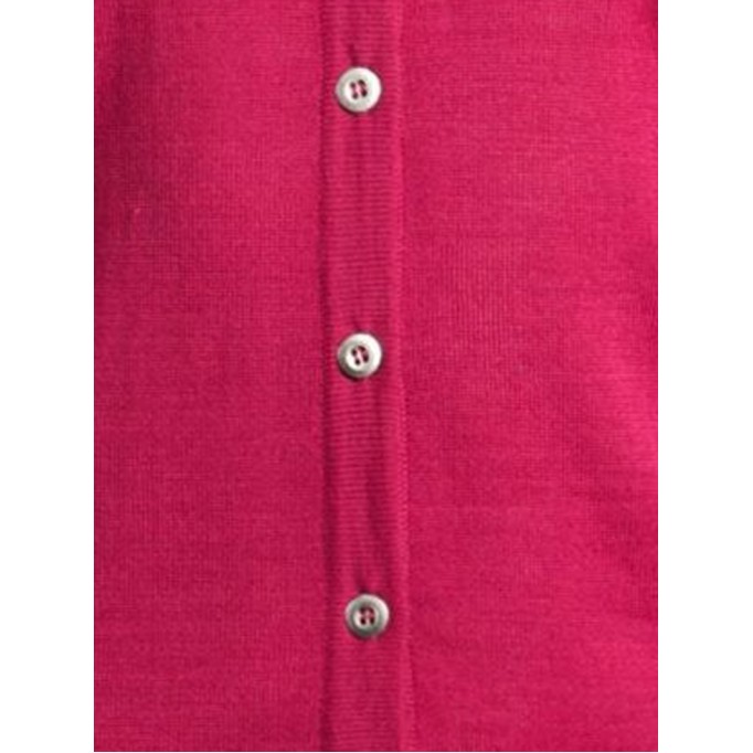 Women's red elegant knitted sweater