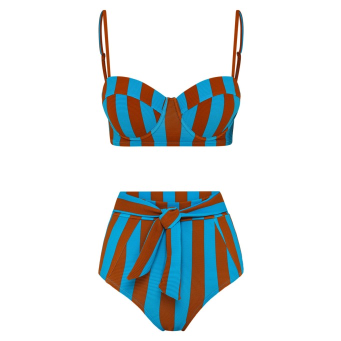 Women's sexy print bikini set 2 pieces