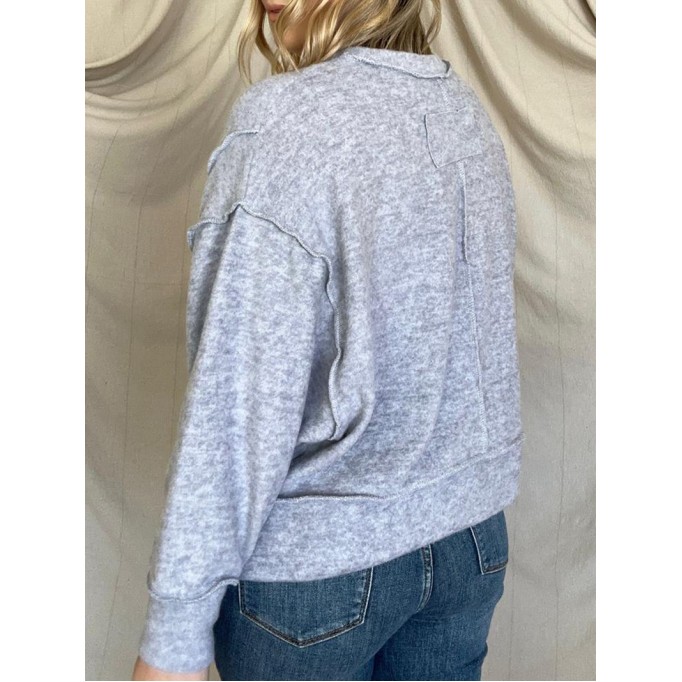 Women's simple solid color sweater