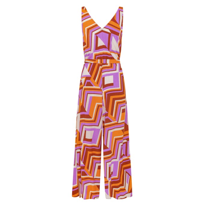 Women's V-neck holiday jumpsuit