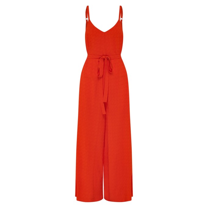 Women's vacation loose wide-leg jumpsuits