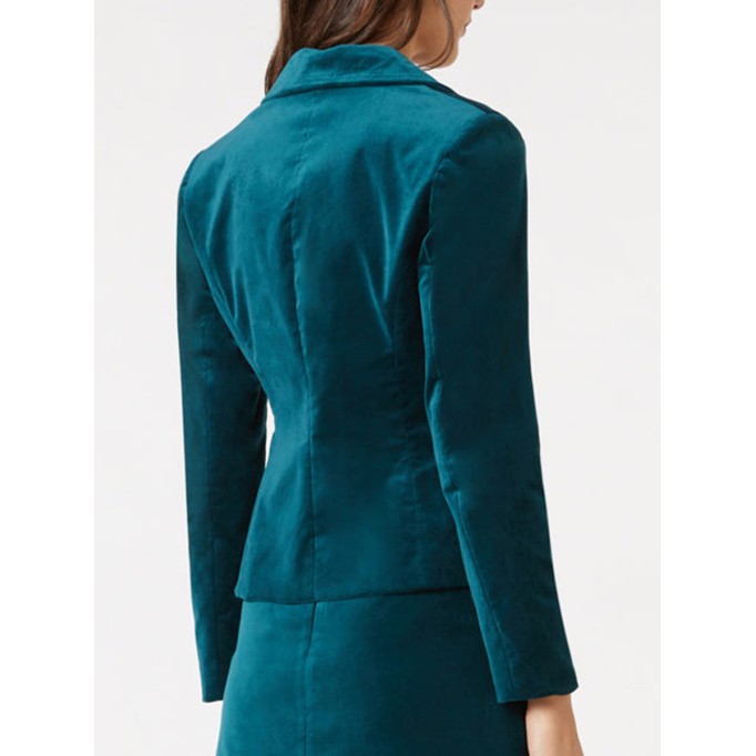 Women's velvet blazer