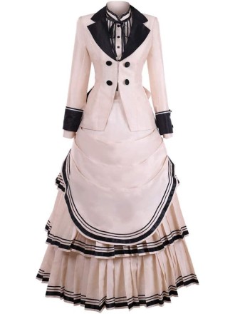 Vintage Victorian Gothic Cosplay Costume Civil War Southern Belle