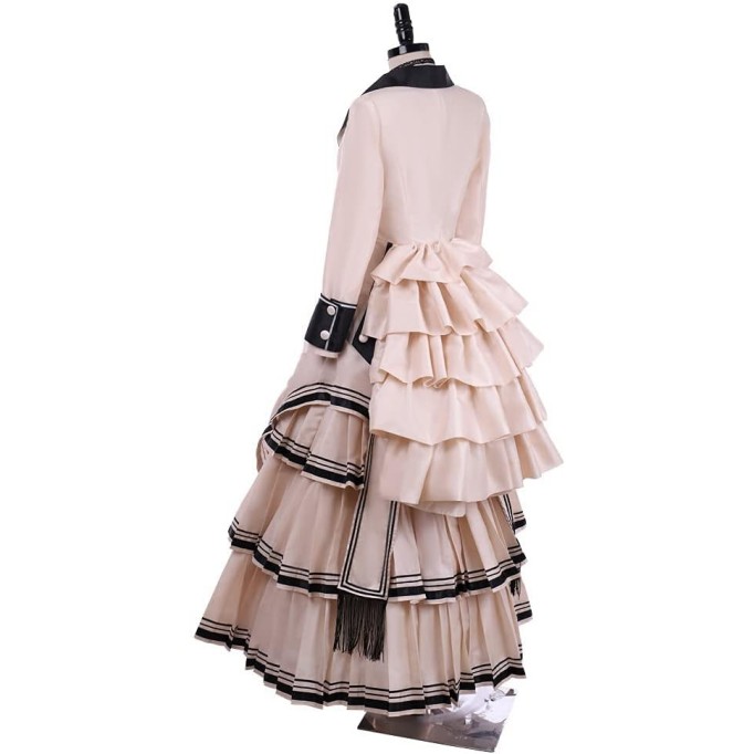 Vintage Victorian Gothic Cosplay Costume Civil War Southern Belle