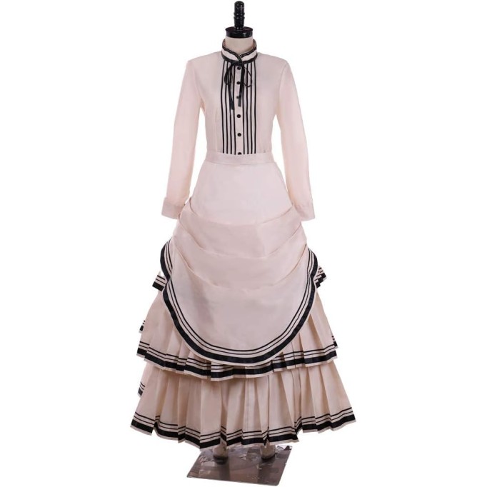 Vintage Victorian Gothic Cosplay Costume Civil War Southern Belle