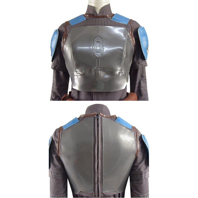 Uniform Mandalorian Armor Jumpsuit Outfits Halloween Adult Cosplay Costume