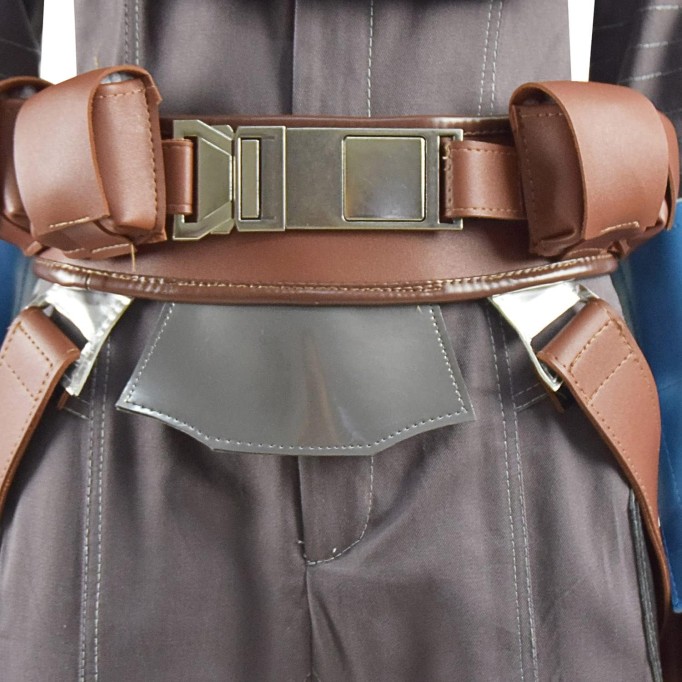 Uniform Mandalorian Armor Jumpsuit Outfits Halloween Adult Cosplay Costume