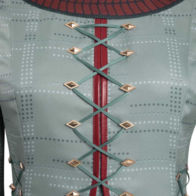 Cosplay Costume Grey Long Skirt Women Cosplay Anime Rave Clothing Adult Halloween