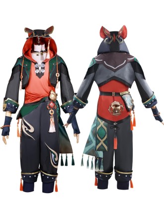  Gaming Cosplay Costume Clothing Genshin Impact Role Playing Accessories Full Set