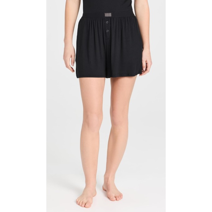 Women's Soft Modal Rib Tee Shorts Set